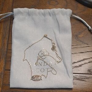 Kendra Scott Gold Filigree Pendant Necklace